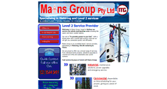 Desktop Screenshot of mainsgroup.com.au